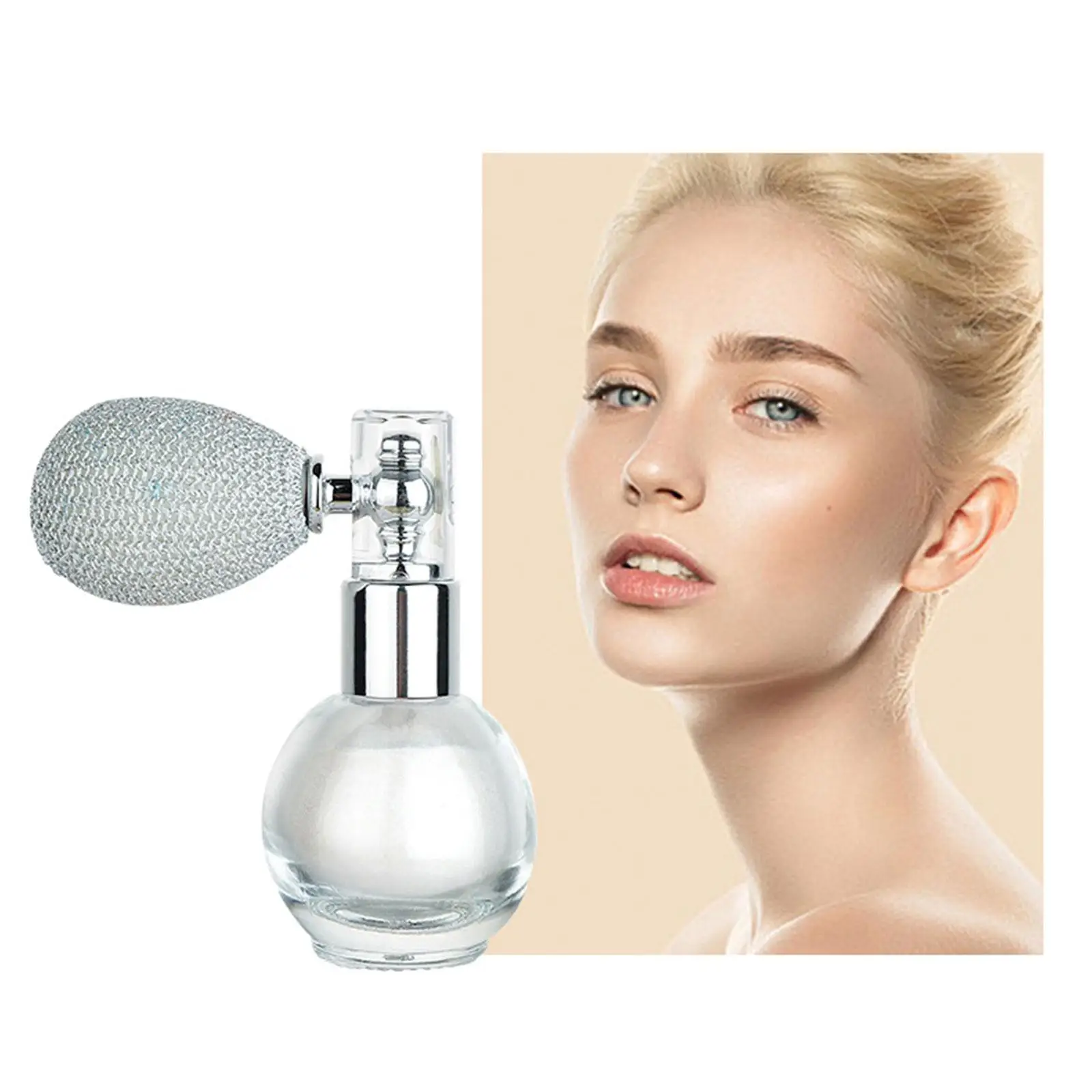 High Gloss Highlighter Powder Spray, brilho, brilho, rosto, corpo, destaque, fazer W2o8