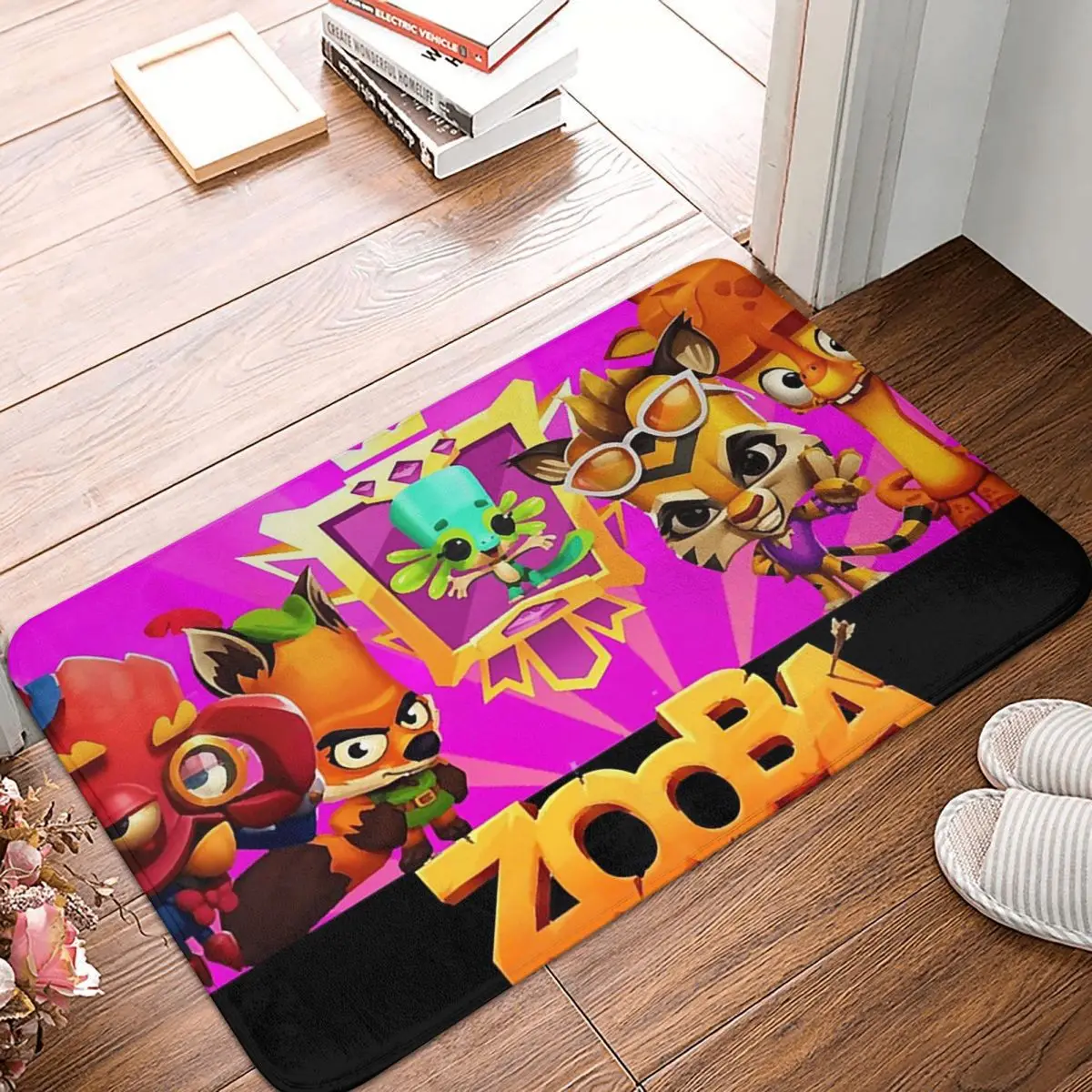 Funny Men Zooba Battle Arena Classic Fan Anti-slip Doormat Floor Mat Carpet Rug for Kitchen Entrance Living room Footpad Mats