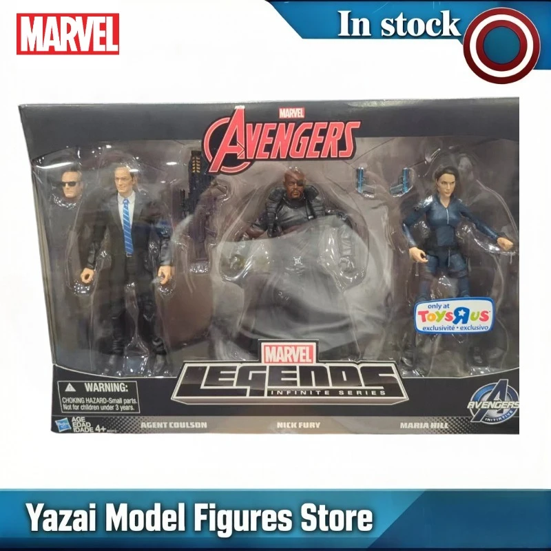 

Оригинальная серия Marvel Legends: фигурки Агента Кулсона, Ника Фьюри и Марии Хилл, модель игрушек, подарок