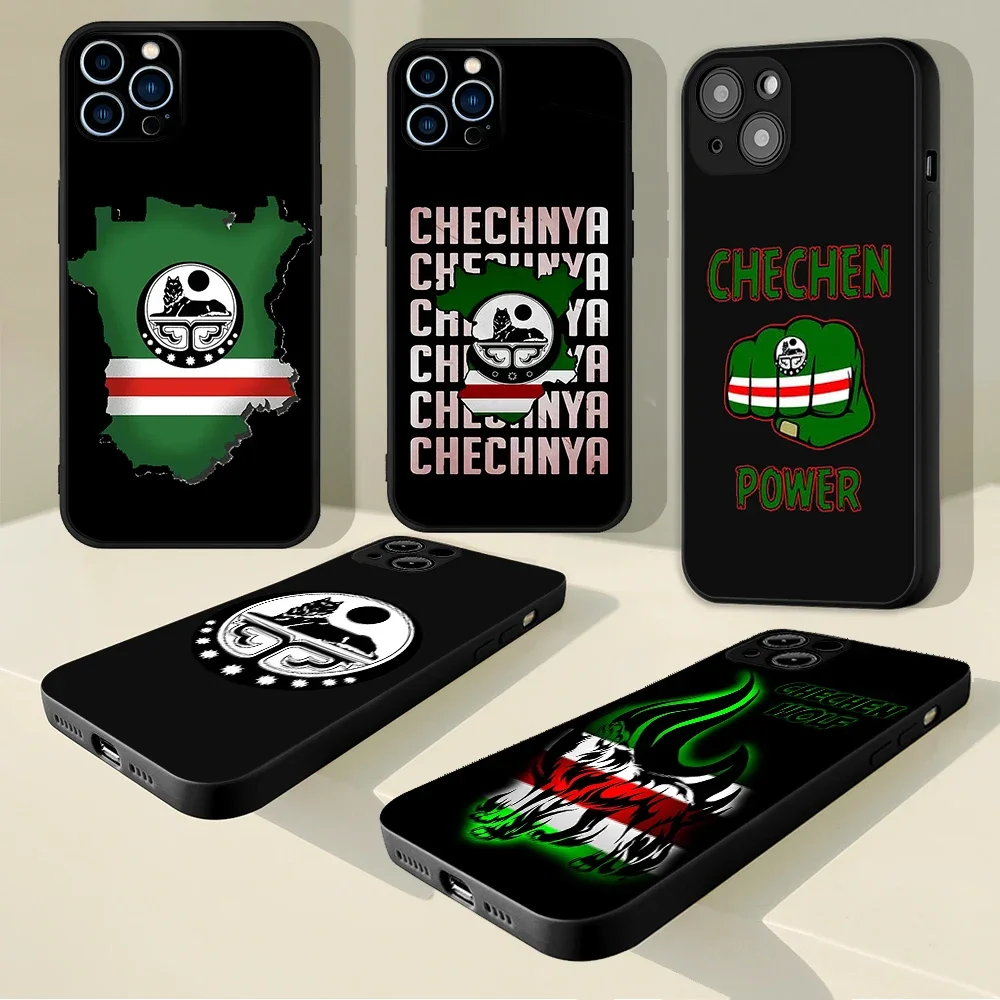 Chechnya Flag Phone Case FOR IPhone 15 14 11 12 Pro 8 7 Plus X Pro 14 MAX 12 13 MINI XR XS Iphone 14 13 Soft Phone Covers