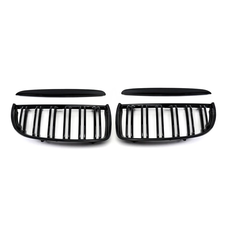 Car Front Bumper Grilles Kidney Racing Grill For BMW E90 E91 3 Series 2005-2012 320i 325i 330i Double Slat Replacement Grille