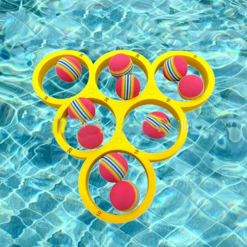 Divertido juguete flotante para deportes acuáticos Splash, material EVA duradero, bola de color aleatorio, perfecto para diversión de verano