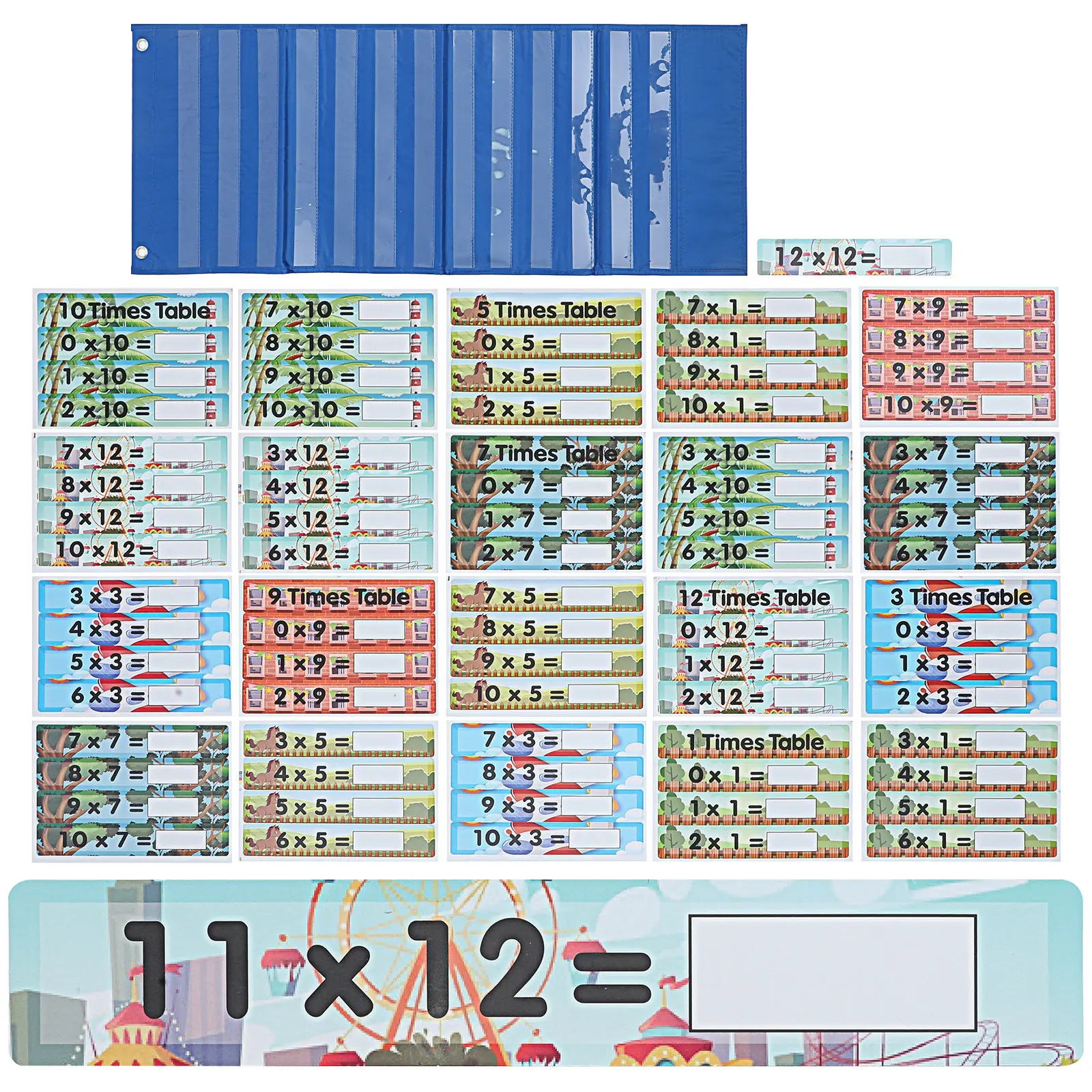 

1Set Multiplication Teaching Aids Multiplication Flash Cards Educational Math Learning Cards for Kids Home School Classroom