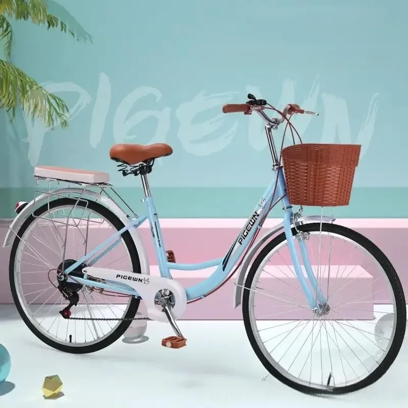 دراجات ركاب خفيفة الوزن فاخرة للجنسين، نظام تروس 24 بوصة 26 بوصة، دراجات ركاب التجارة الخارجية بالجملة #5