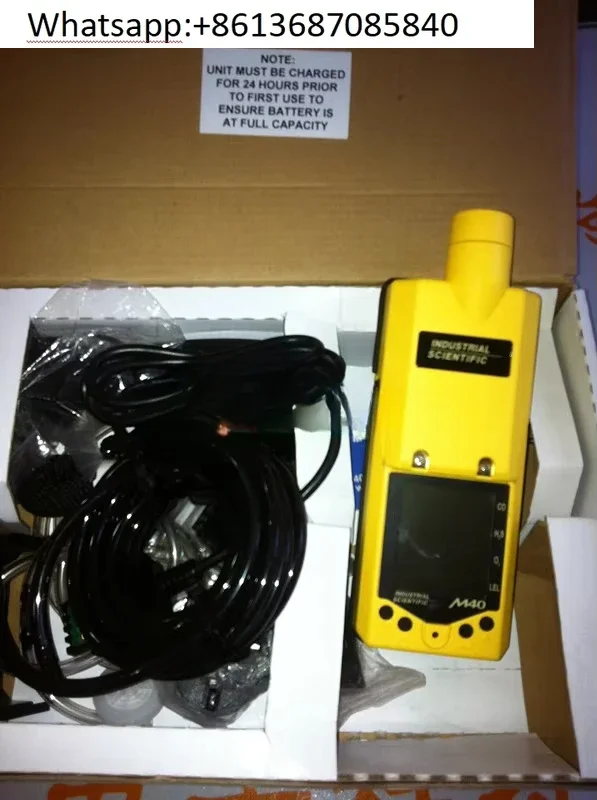 British Cisco M40 four-in-one gas detector (flammable carbon monoxide oxygen hydrogen sulfide) pump optional