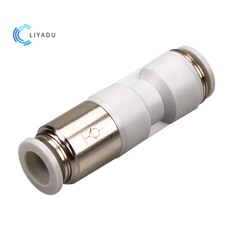 SPV SPU Pneumatic Quick Fitting Connector 4mm 6mm 8mm 10mm 12mm One Way Check Valve Non Return Air Flow Control Valve