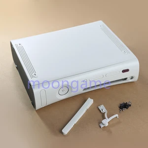 Vollständige Box mit Tasten und Schrauben, Konsolenschutz, Schwarzweißfarbe, Xbox360 Fett, Xbox 360, 1 Set 12 Hauptverkaufsaustausch Xbox 360 White - №12