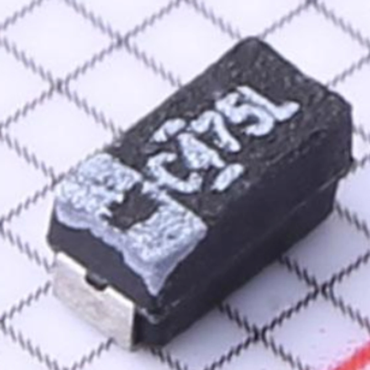 10PCS original; MARKING：C475L； Tantalum capacitor 16V ± 10% 4.7uF 5 Ω; 1206(3216 metric):293D475X9016A2TE3