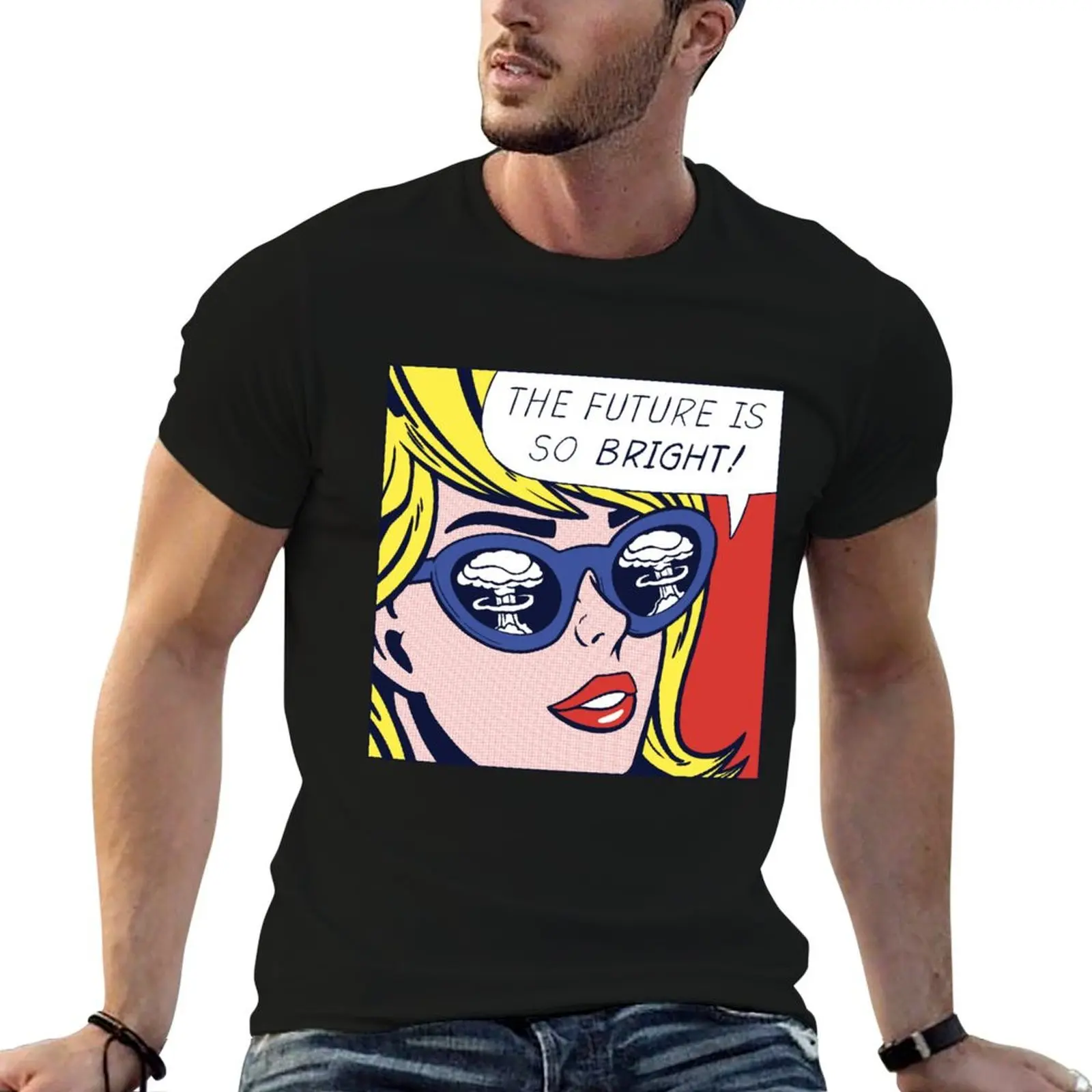 T-shirt Pop Optimistic Girl, confortable pour un usage quotidien