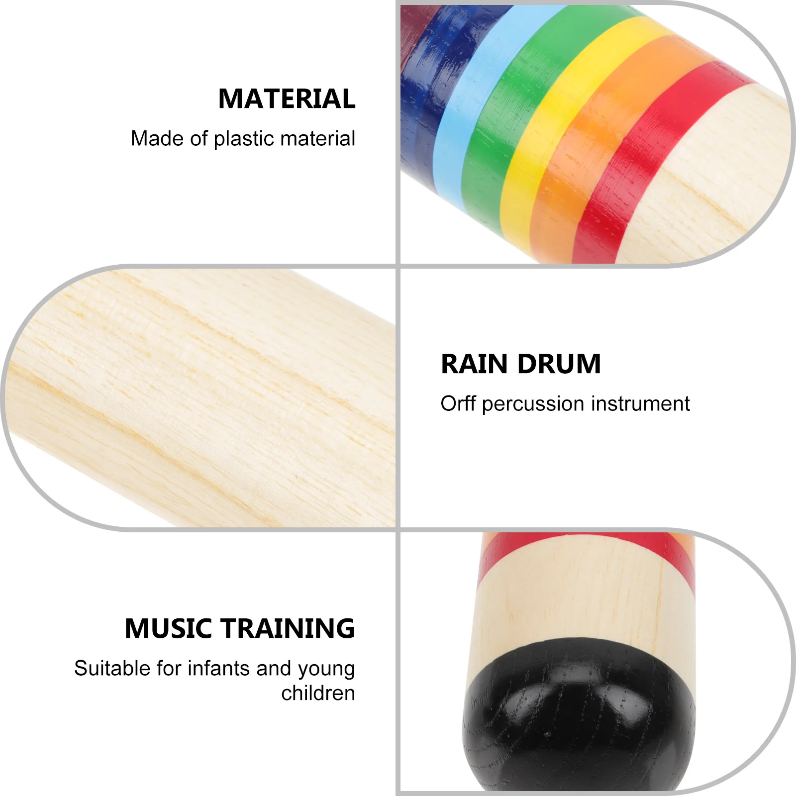 

Rainphone Musical Enlightenment Toy Funny Recognition Toys Sound Simulator Percussion Educational Instrument