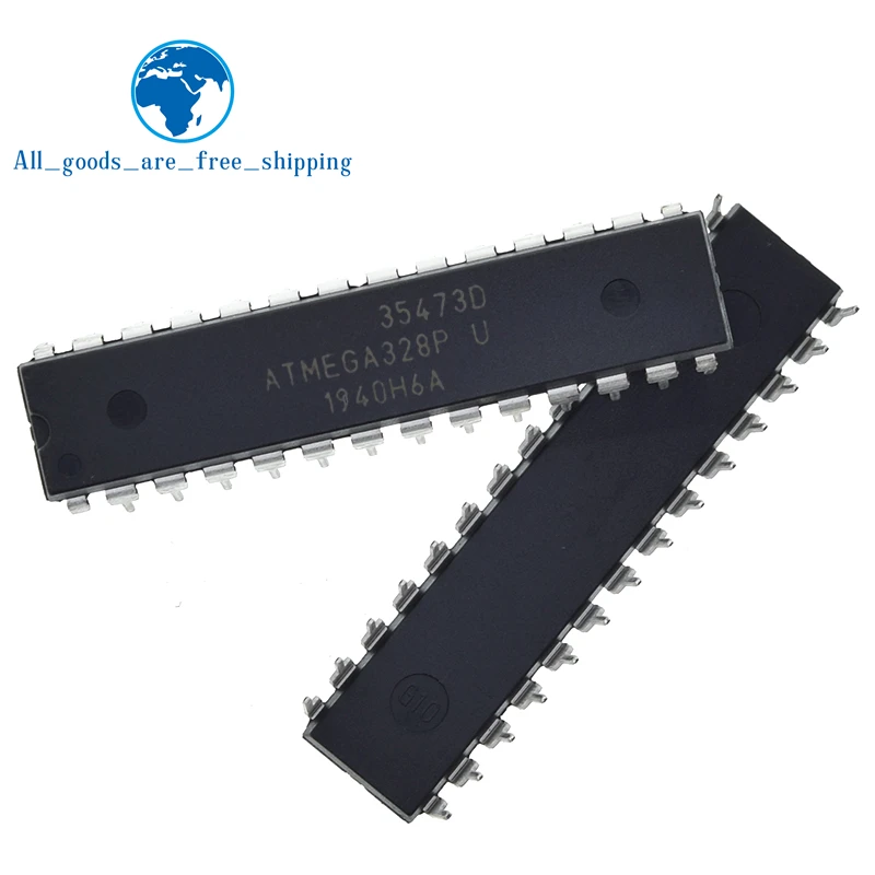 ATMEGA328P-PU CHIP ATMEGA328 Microcontroller MCU AVR 32K 20MHz FLASH DIP-28 DIP ATMEGA328P-U