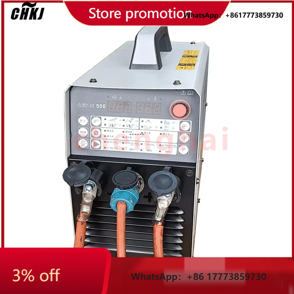 

CHKJ-2025NEWSANYU High Performance 100% Duty Cycle Silicon Carbide CO2 Gas Shielded Arc Welder 500A MIG MMA 100KHZ