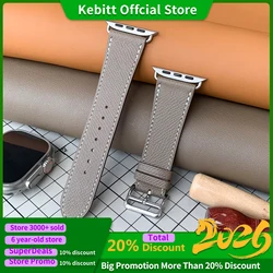 Kebitt New Epsom Leather High Quality Iwatch Ultra 3 2 Band For Apple Watch Series 11 10 9 8 7 6 Se 3 Strap 49mm 46MM 42mm 45MM