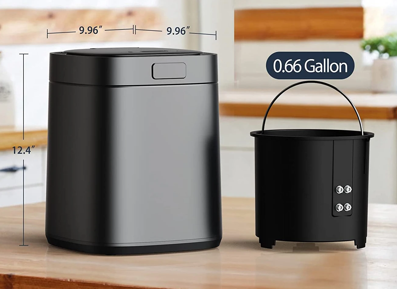 スマート屋内キッチン廃棄物処理装置、コミュテーターモーター、電動、家庭用キッチン技術、連続供給タイプの製品