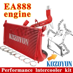 Intercooler pipe Charge Pipe intake pipe turbo kit For VW MK7 Golf GTI Golf R Audi 8V A3 S3 8S TT TTS EA888 1.8T 2.0TSI 14-20
