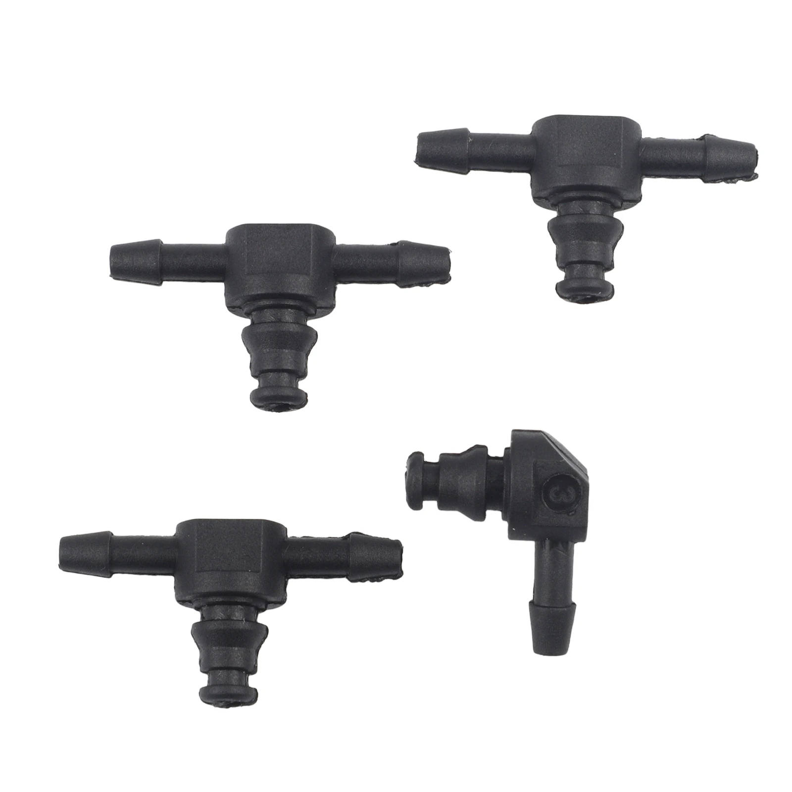 Plastic For T And L Type Injector Return Connectors 4pcs Pack For Common Rail Diesel Fuel Systems Fuel Line Routing Solutions