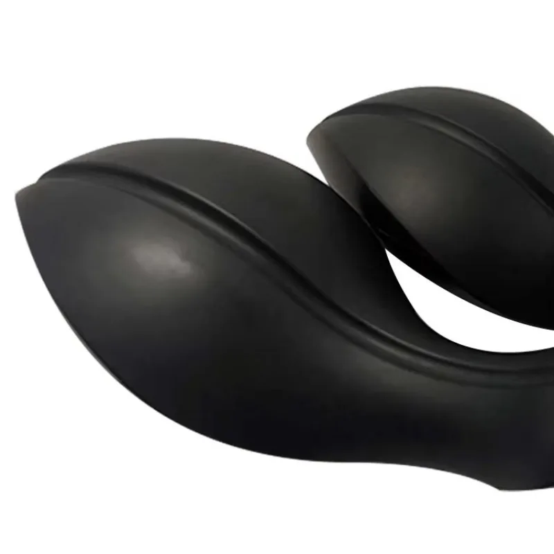 YTYIN Black Spine Corrector Yoga Fitness Arc Barrel Dolphin Pilates Spine Corrector