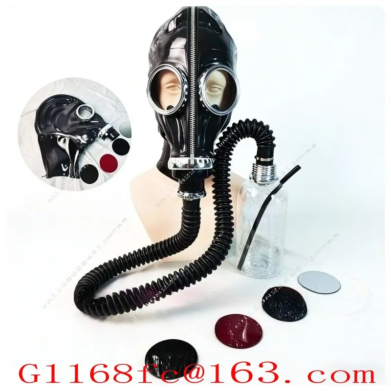 Can Be Customized Upgraded Version for Gas Mask Set, Including Zipper Accessories and Complimentary Lenses