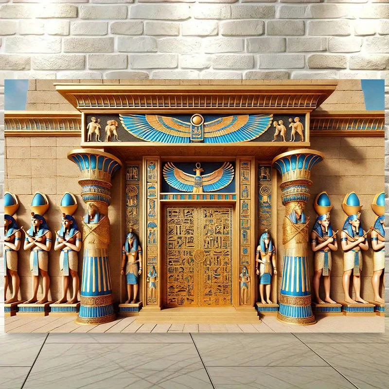 Magnifiques rideaux de porte et revêtements muraux de style égyptien ancien pour les salon, les chambres, les bureaux et les décorations extérieures