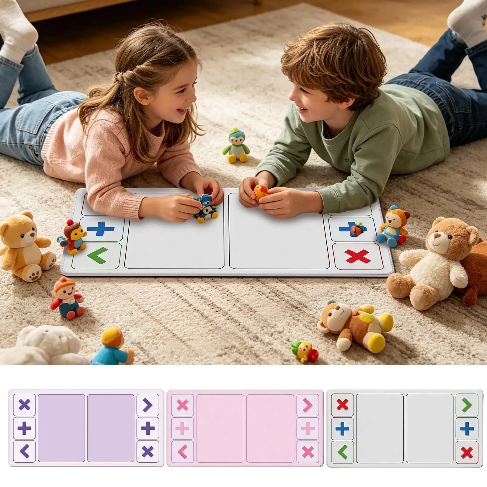 Fidget Trading Board für Squishyed Neopren Squishyed Swap Mat, Organizer für Spieltermine, Klassenzimmer- und Familienaktivitäten-Zubehör – Detail 1