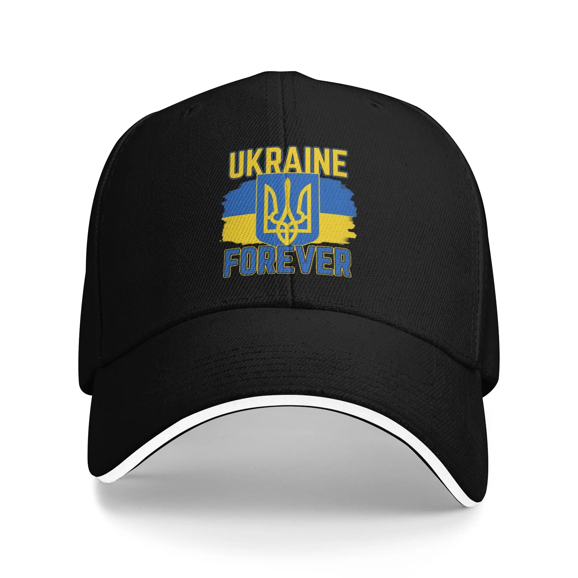 I Love Ukraine Forever Flag Ladies Baseball Caps For Men  Custom Trucker Cap Female Summer Sunscreen Hats