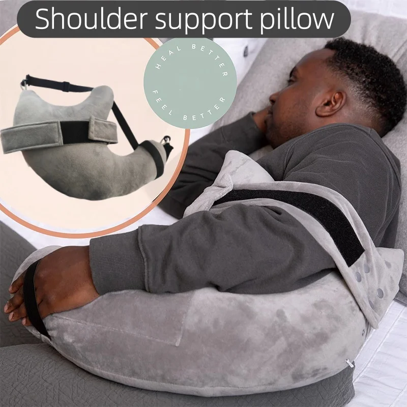 

Подушка для поддержки плеча, необходима после операции на плече, вращающаяся подушка для плечевой суставной втулки, подходит для сна на боку, регулируемая для комфортного сна