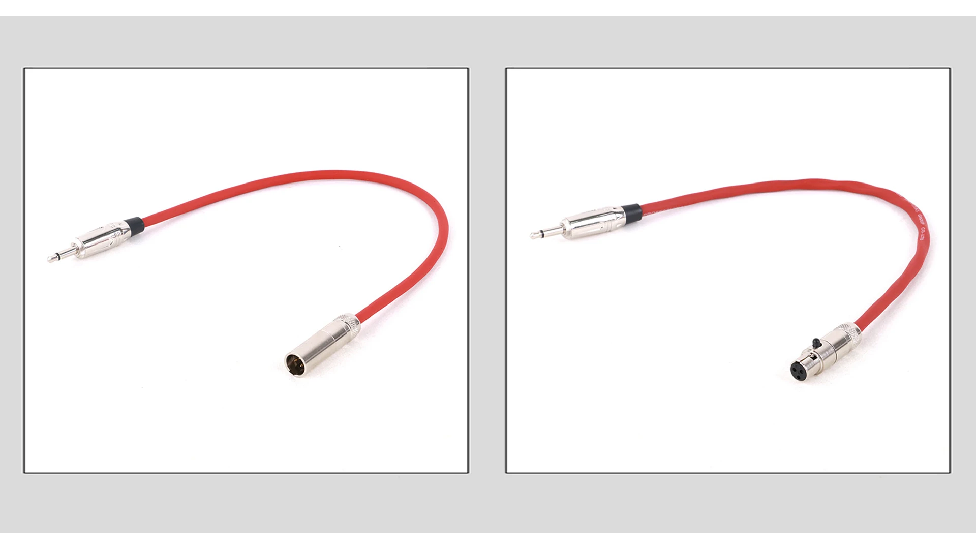 3-poliges Mini-XLR-zu-Mini-Buchse 3,5-mm-Mono-Audiokabel 3,5 "ts Stecker zu Mini-XLR-Stecker/Buchse Adapter-Farb kabel für Kamera-Kopfhörer – Detail 8