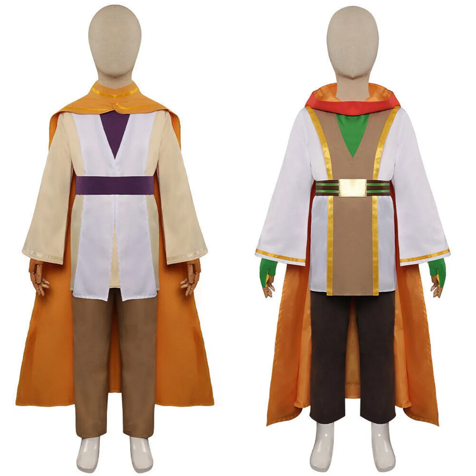 Anime Star Film Cos Wars Halloween Kids Stage Clothes Young Jedi Adventures Lys Nubs Cosplay Costume for Children Pants Cloak