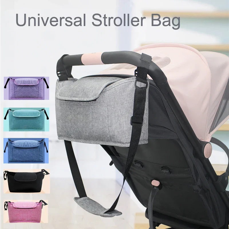 Multi-pocket Baby Stroller Organizer Bag Waterproof Baby Stuff Nappy Cup Holder Carriage Pram Buggy Cart Bottle Bag