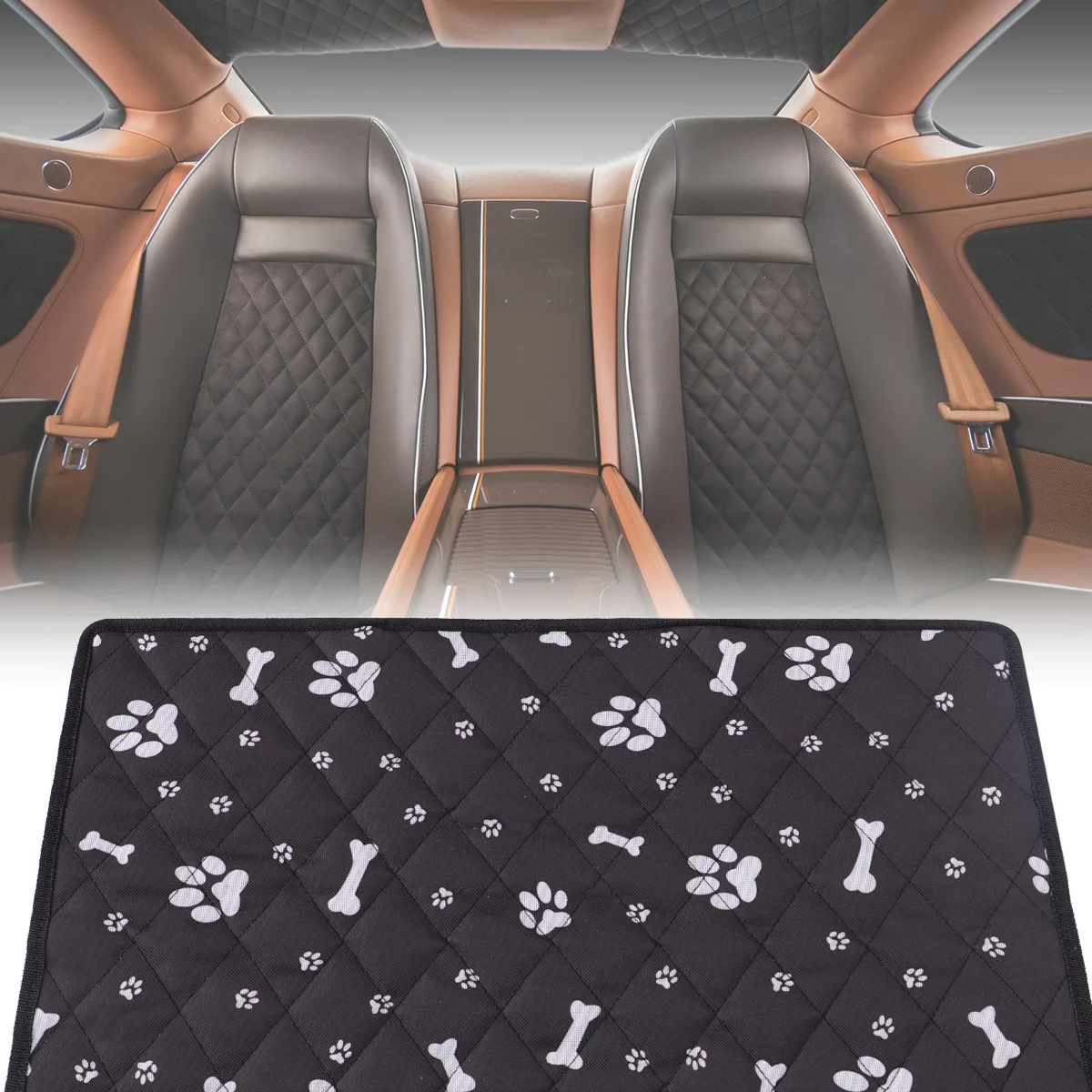 

Pet Cart Pad Seat Cover for Pets Dog Cushion Auto Seats Covers Dogs Vehicle Mats