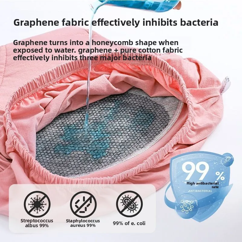 قابل للغسل وقابلة لإعادة الاستخدام حفاضات الكبار السراويل مقاوم للماء سلس البول الملابس الداخلية النساء الرجال كبار السن مكافحة تسرب حماية التبول اللاإرادي #6
