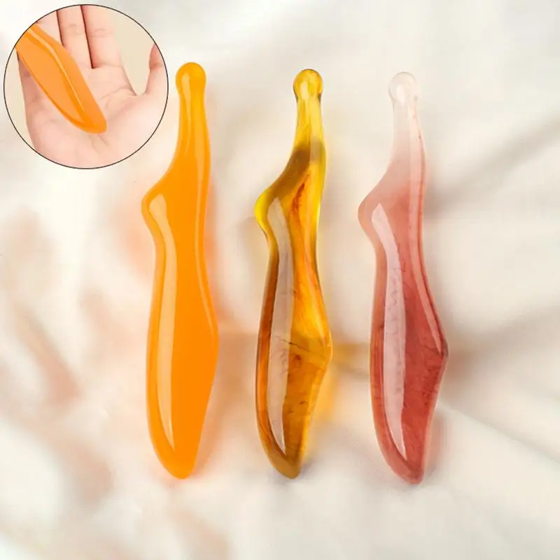 NEW Foot & Neck Acupressure Point Stick Meridian Scraping Wand Acupressure Nodes Tool for Full Body Muscle Relaxation Massage