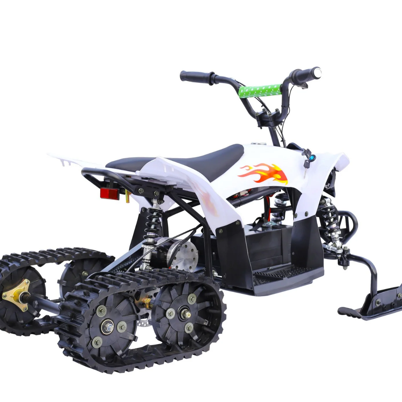 800W Security Outdoor Kids' Electric Motor Snowmobile for Snow Bike & Sleds & Snow Tubes