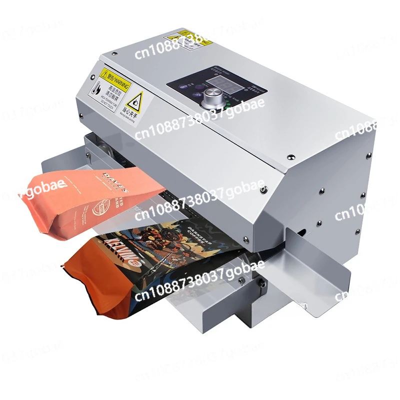 GLF-100 Commercial Continuous Sealing Machine, Tea Bag Coffee Bag Aluminum Foil BagSealing Machine Printing Maximum Thickness 72