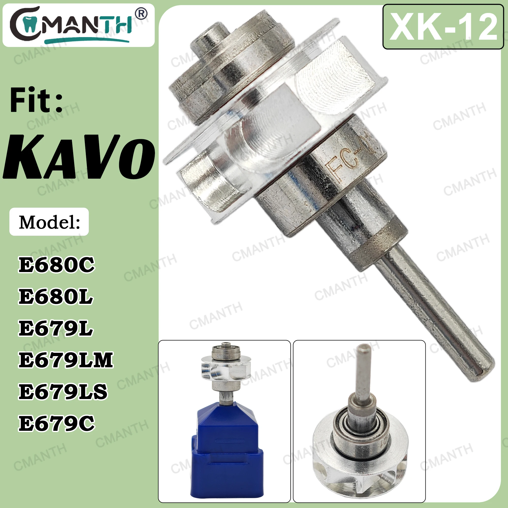 

Dental Turbine Rotor Cartridge Air Rotor Fit E680C-E680L-E679L-E679LM-E679LS-E679C High Speed Handpieces Dentistry Accessories
