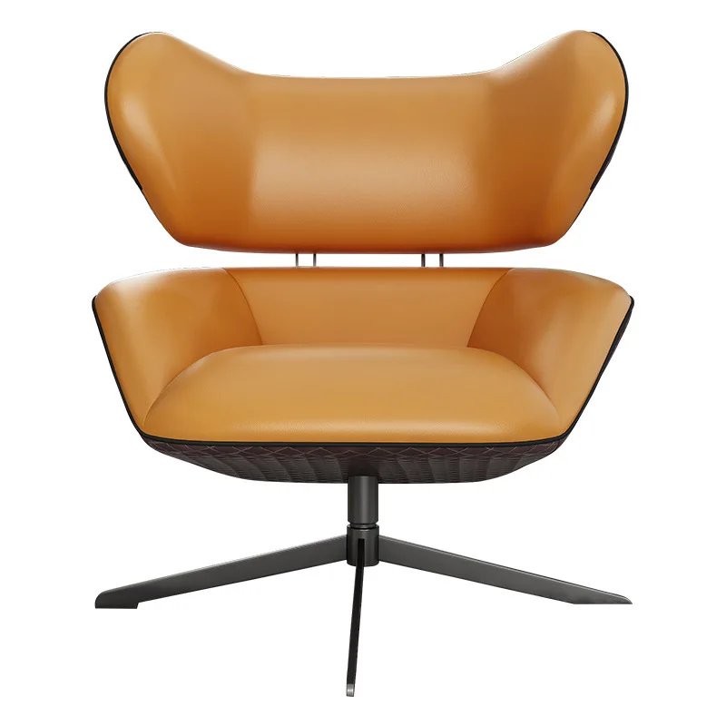 

Simple single chair rotating thousand bird grid sofa living room post-modern simplicity