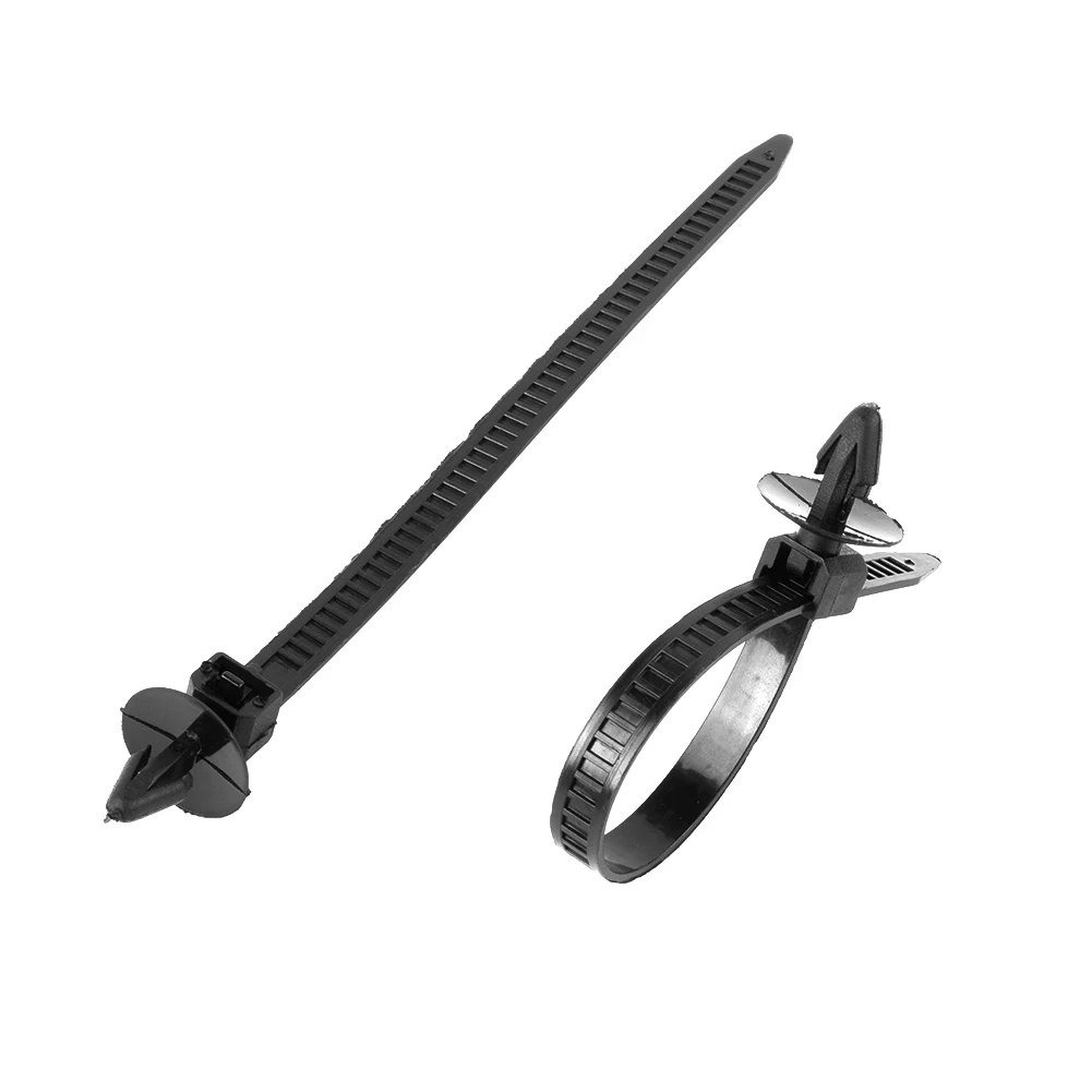 Car Clips Bundled Wire Bands Car Accessories 100pcs/Set 5 Optional Sizes Replacement 4.8*185mm Car Clips Bundled