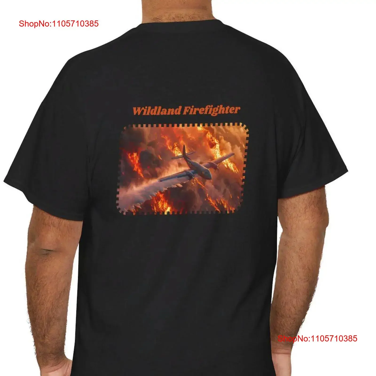 Wildland Firefighter Forest Hotshot Smokejumper Smokechaser Helitack Air Attack Tanker Retardant Heavy Cotton T Shirt vintage