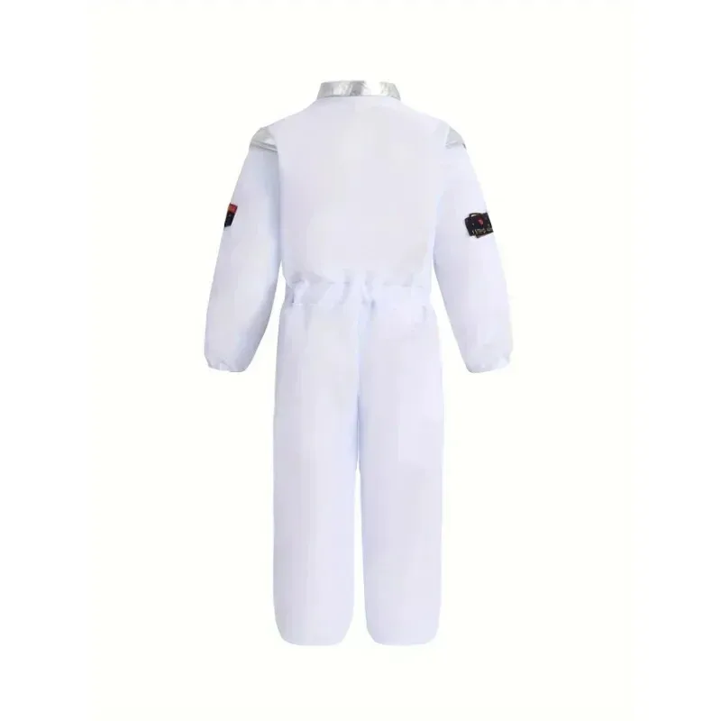 

XT8 Cartoon Astronaut Cosplay Costume Boys, Halloween One-Piece Jumpsuit and Hat, Role-Playing Clothing for Kids@XT6！