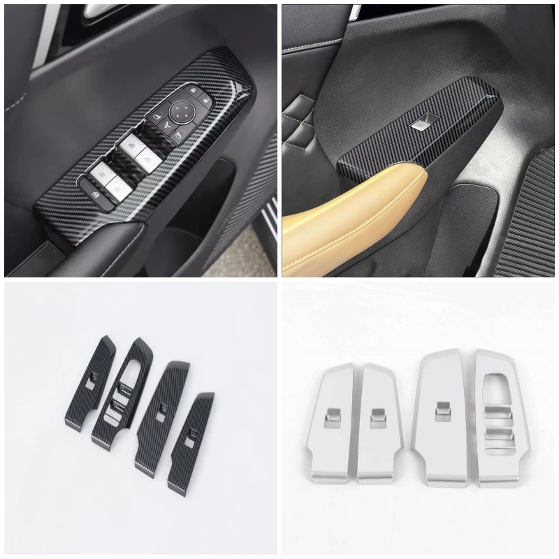 

Для Mitsubishi Outlander 2023 2024 аксессуары крышка панели LHD отделка интерьерная дверь подлокотник оконный выключатель Защита управления