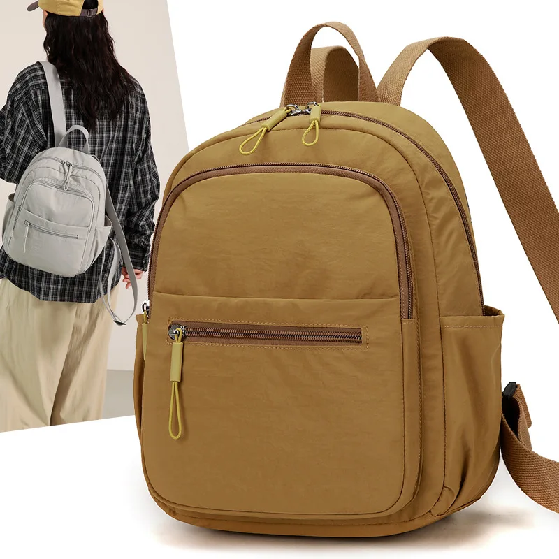 

Простой женский рюкзак высокого качества, новый стиль, легкий рюкзак для путешествий на короткие расстояния, школьный рюкзак большой вместимости