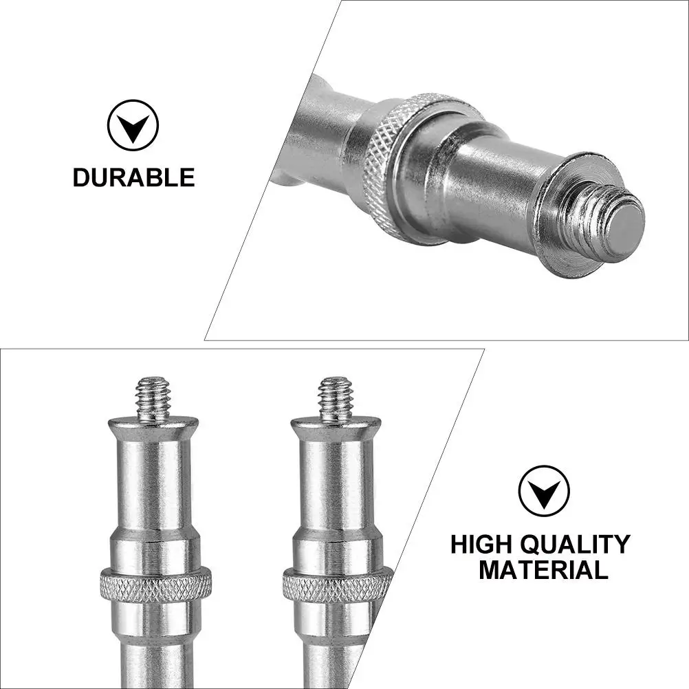 6 PCS Zestaw śrub do statywu fotograficznego Adapter gwintu 1/4 do 3/8 Metalowy trwały stojak na lampę błyskową Akcesoria do kamer sportowych