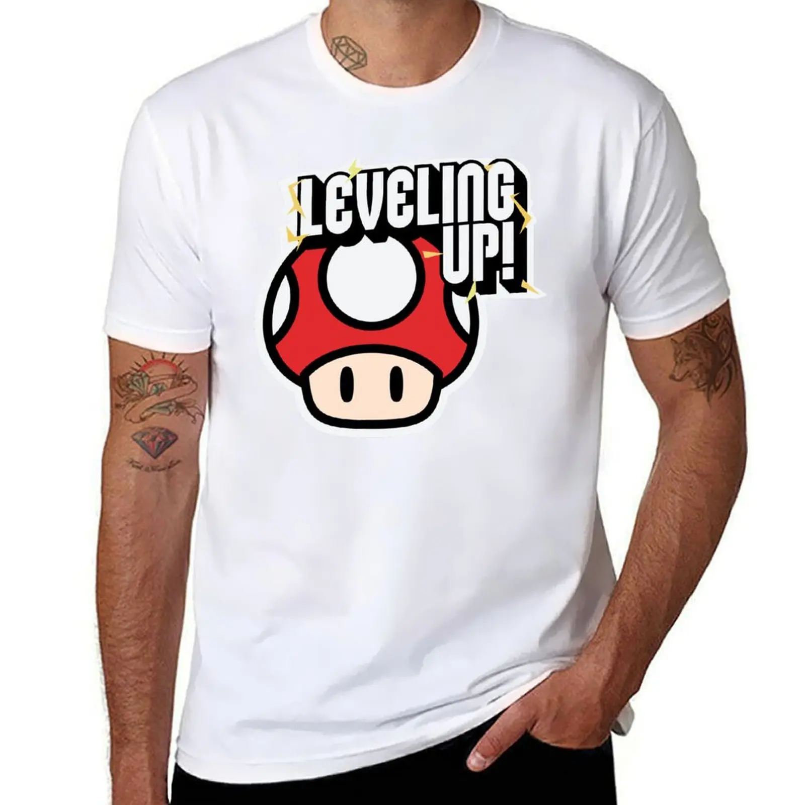 

Level Up Power T-Shirt cotton t shirt pack cotton t shirt man T-Shirt