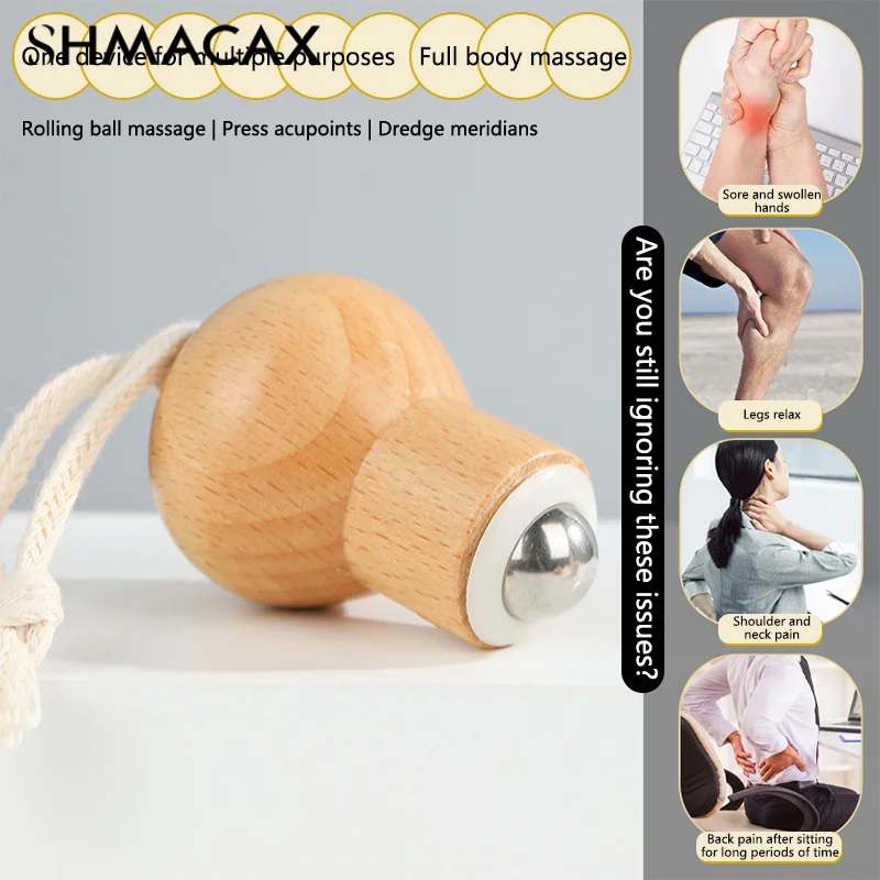 360 Rotating Face Mini Massager Manual Muscle Roller Massage Tools For Facial Arm Hand Body Calf Leg Foot Relax Massager