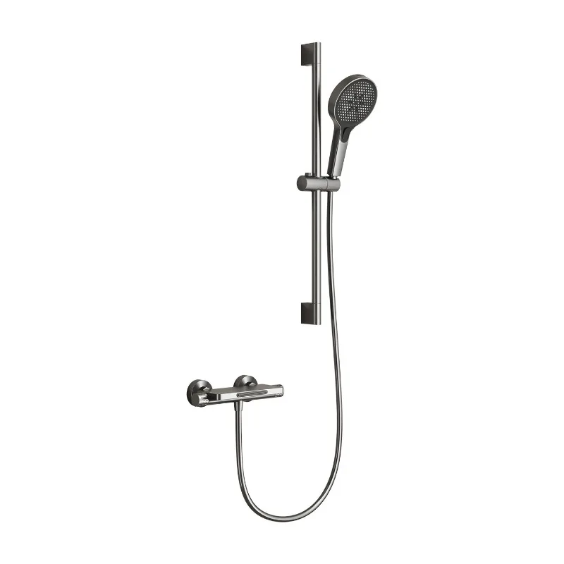 Full copper bathtub special faucet shower 2-in-1 hot and cold mixing valve shower set Wall out bath faucet