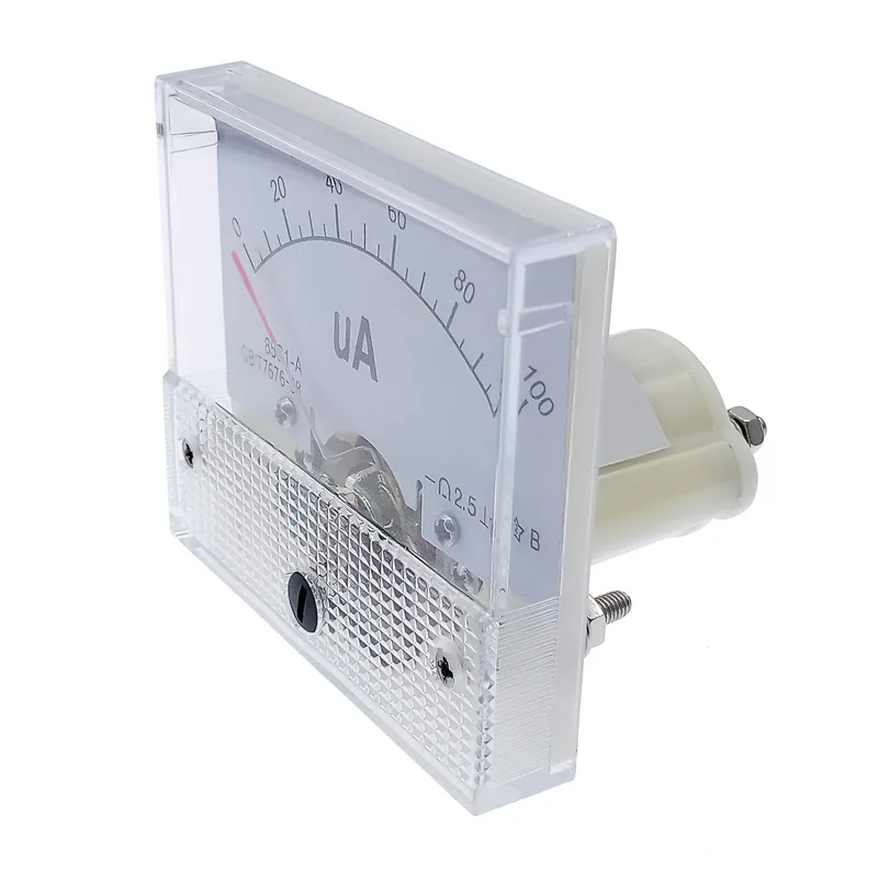 85C1 Ammeter dc Analog Current Meter Panel Mechanical Pointer Type 1/5/10/20/30/50/100/200/300/500mA A