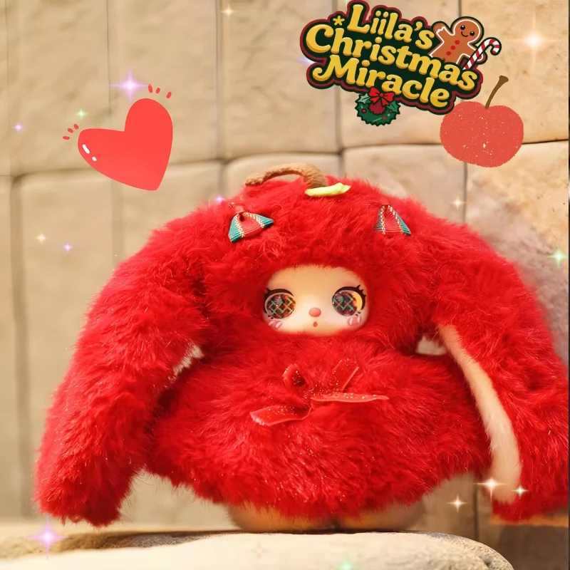 

Подлинная серия Lila Christmas Adventure, случайная загадочная плюшевая игрушка, подвеска, глухая коробка для подарка на день рождения, празднование Рождества