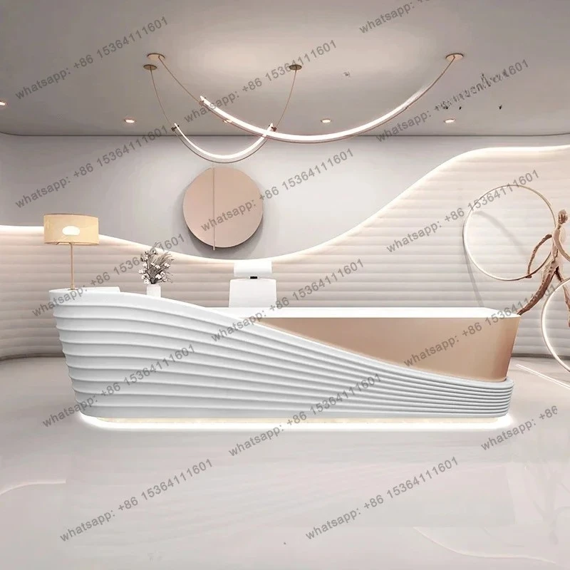 Beauty salon Bar checkout page Hair salon Painting front desk Clothing shop Reception table Fashion
