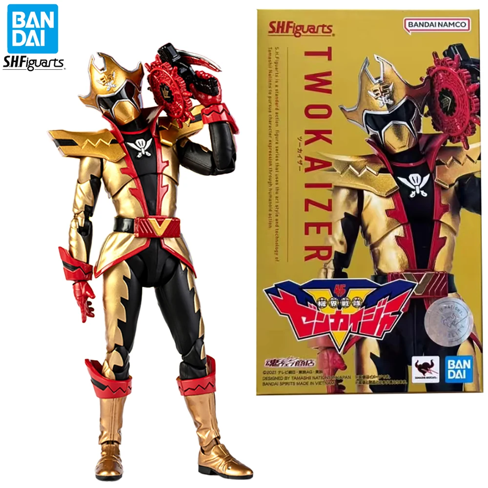 

IN STOCK Original S.H.Figuarts Twokaizer (Kikai Sentai Zenkaiger) 145 mm SHF Collectible Anime Action Figure Model Gift Toys