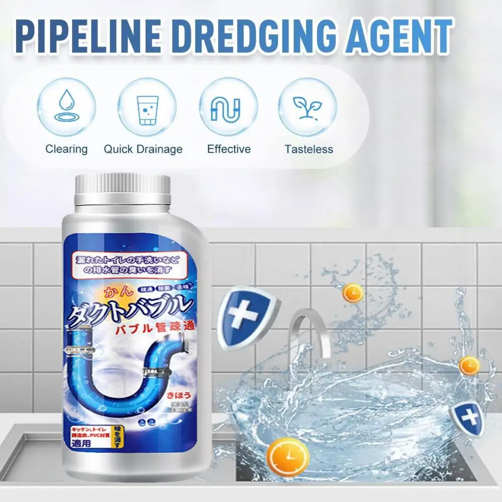 Strong Drain Cleaner 2026 New Pipeline Dredging Agent Fast Acting Drain Clog Remover Pipe Cleaning Grease Clog Remover 95 view 2